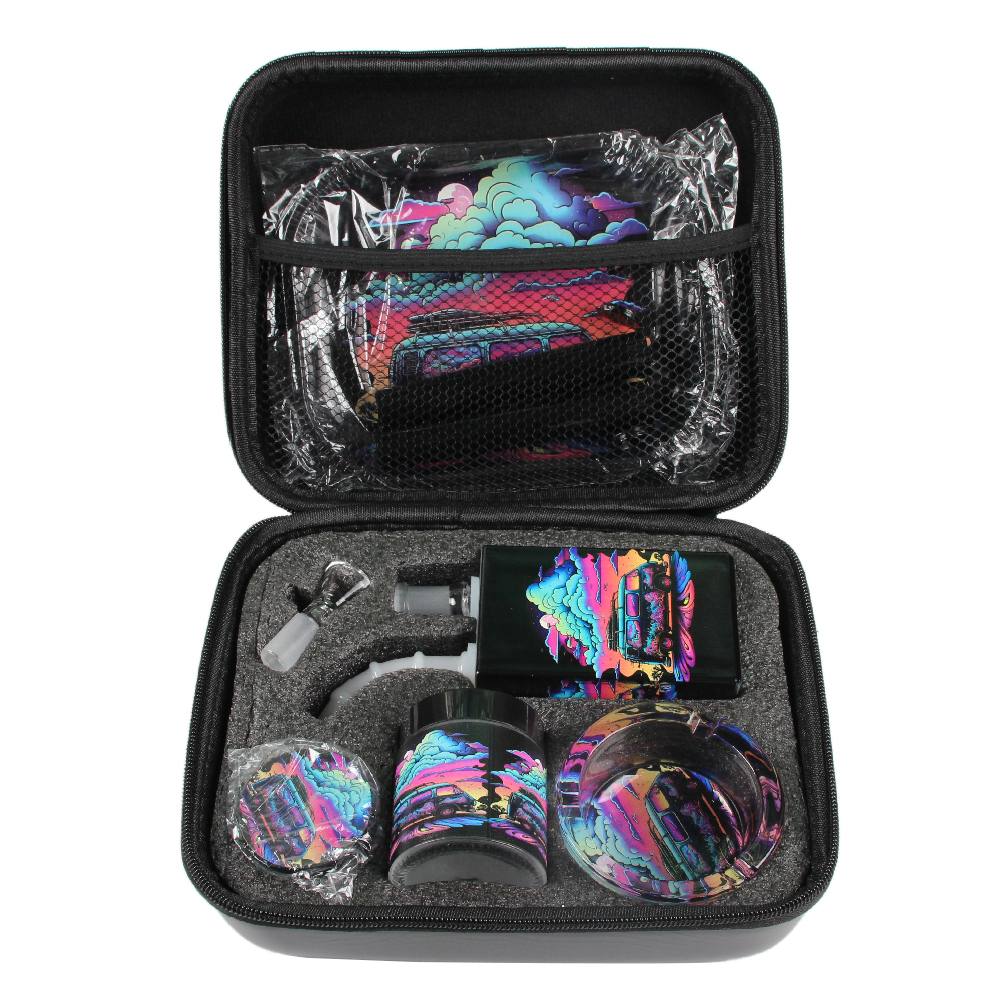 Hot Selling Smoking Kits Glass Juice Bong Sets Smoking Accessories smoking set3