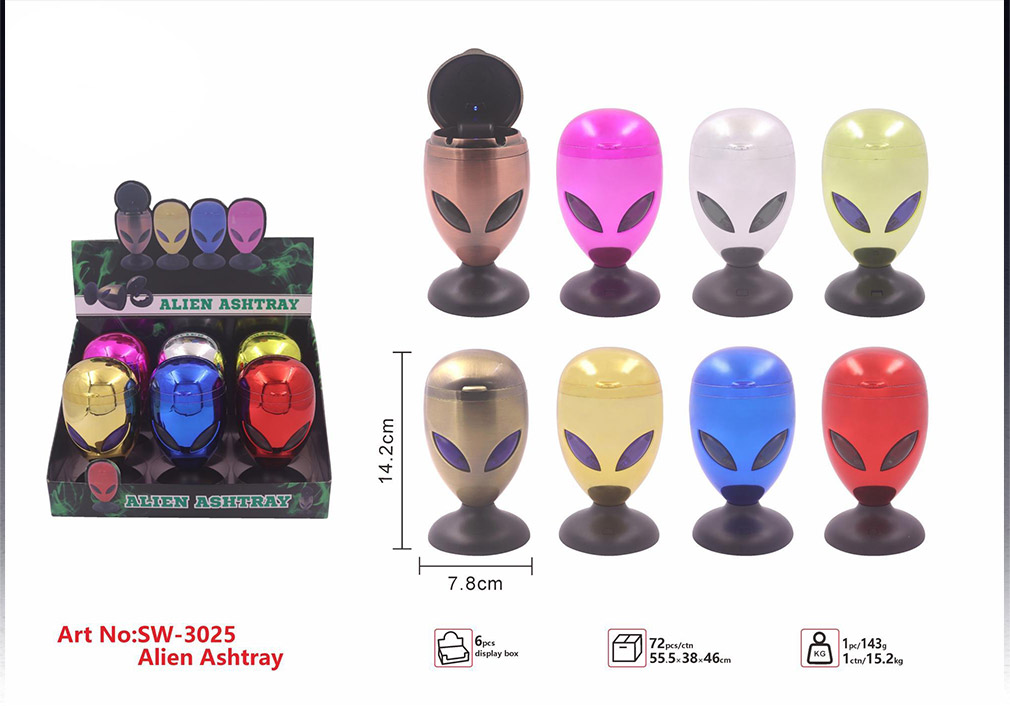 Factory New Arrival Alien Ashtray For Car and Home.7