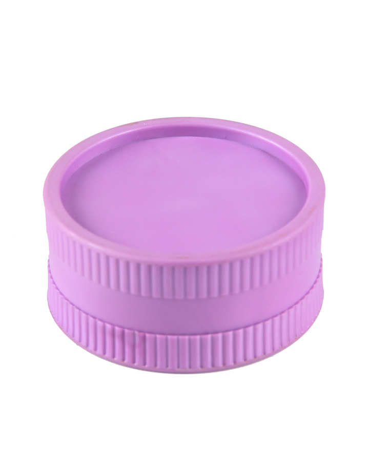 Manufacture Environmentally friendly and degradable 55mm Plastic 2Layers Custom Logo Weed Crusher Tobacco Herb Grinder Degradable plastic herb grinder.1