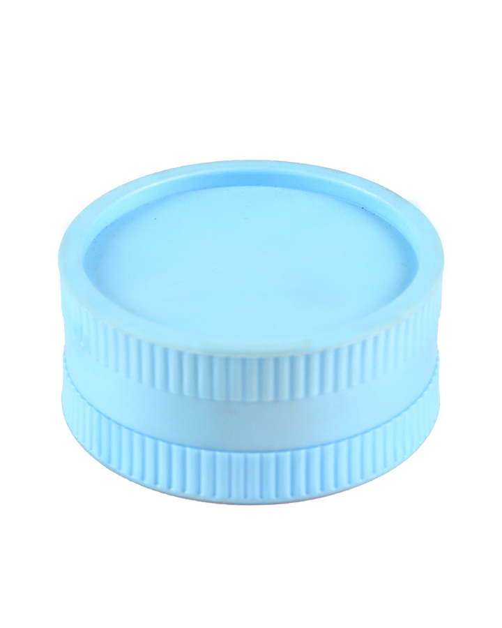 Manufacture Environmentally friendly and degradable 55mm Plastic 2Layers Custom Logo Weed Crusher Tobacco Herb Grinder Degradable plastic herb grinder.5