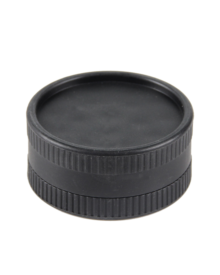 Manufacture Environmentally friendly and degradable 55mm Plastic 2Layers Custom Logo Weed Crusher Tobacco Herb Grinder Degradable plastic herb grinder.4