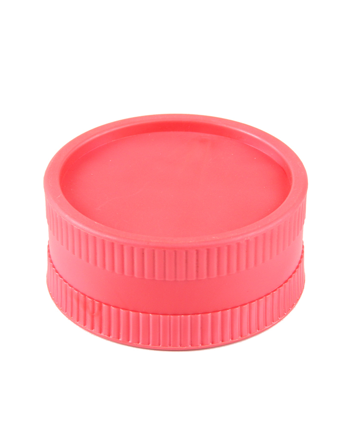 Manufacture Environmentally friendly and degradable 55mm Plastic 2Layers Custom Logo Weed Crusher Tobacco Herb Grinder Degradable plastic herb grinder.3