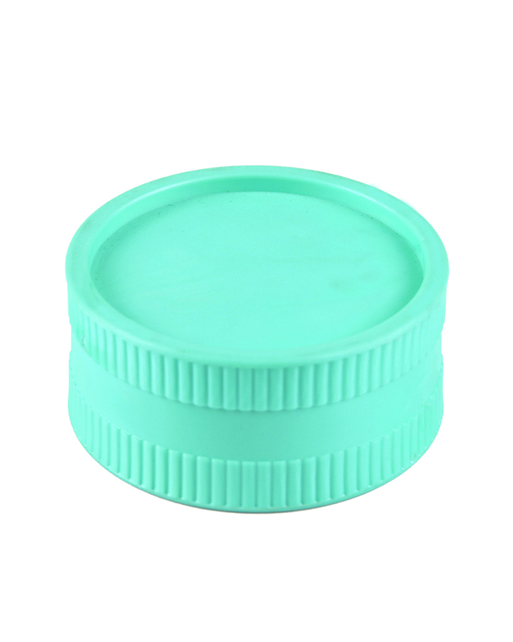 Manufacture Environmentally friendly and degradable 55mm Plastic 2Layers Custom Logo Weed Crusher Tobacco Herb Grinder Degradable plastic herb grinder.2