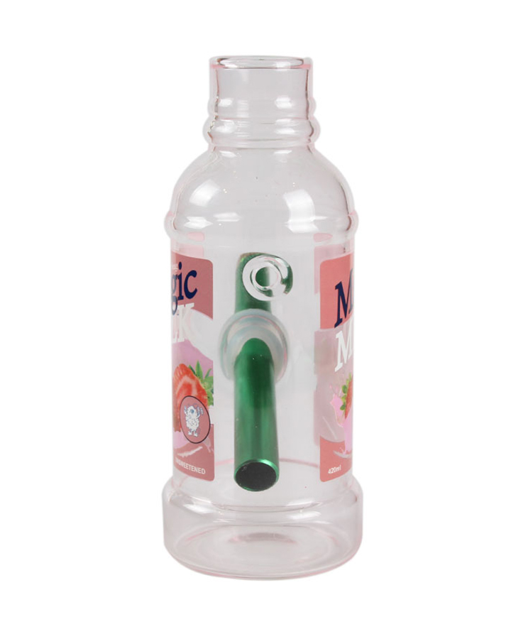 Hot Selling Manufacturer borosilicate Magic Milk Bottle Glass Water Smoking Pipe Bong glass bong 2.4