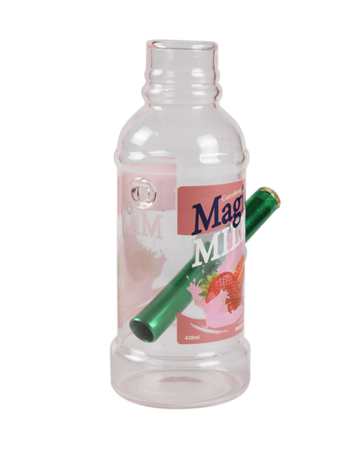 Hot Selling Manufacturer borosilicate Magic Milk Bottle Glass Water Smoking Pipe Bong glass bong 2.2