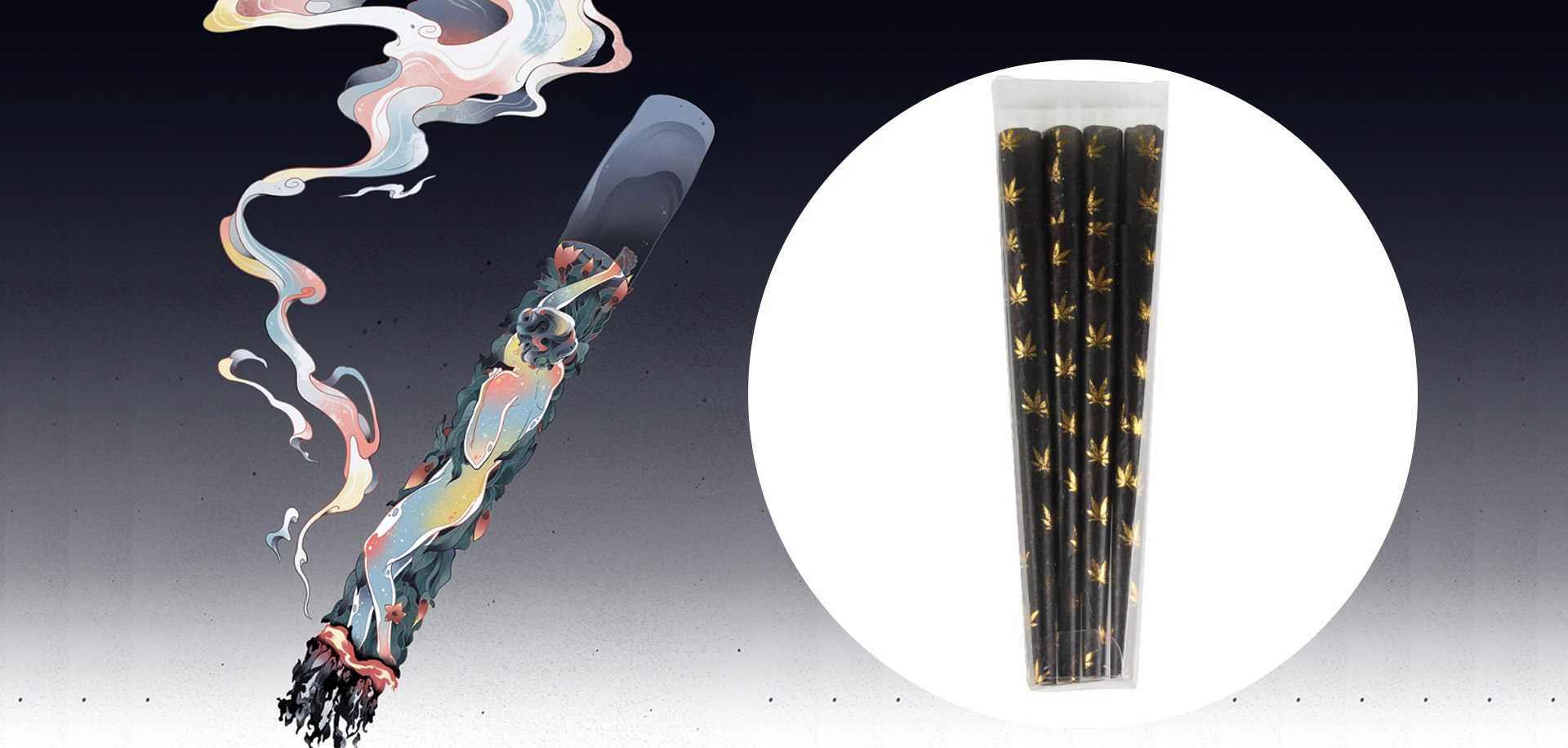 Smoking Rolling Cone Paper Available Custom Logo Design Size and Package smoking paper cone.8