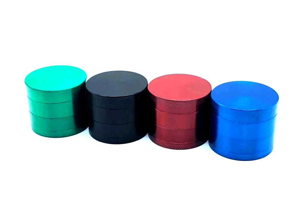 Manufacture Price Custom Logo Zinc Alloy 4 Layers 40mm Weed Herb Grinder Tobacco Grinder Crusher Mix colors herb grinder.7