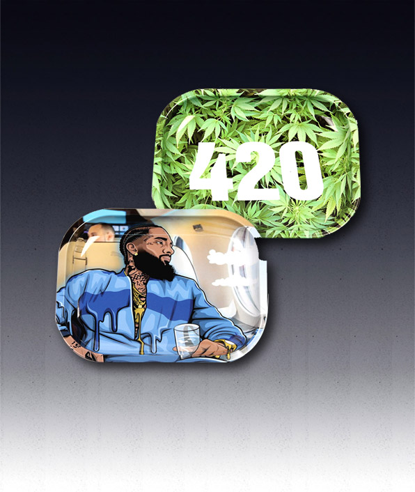Factory Hot Selling Smoking Rolling Tray Smoking Accessories 18*14CM.6