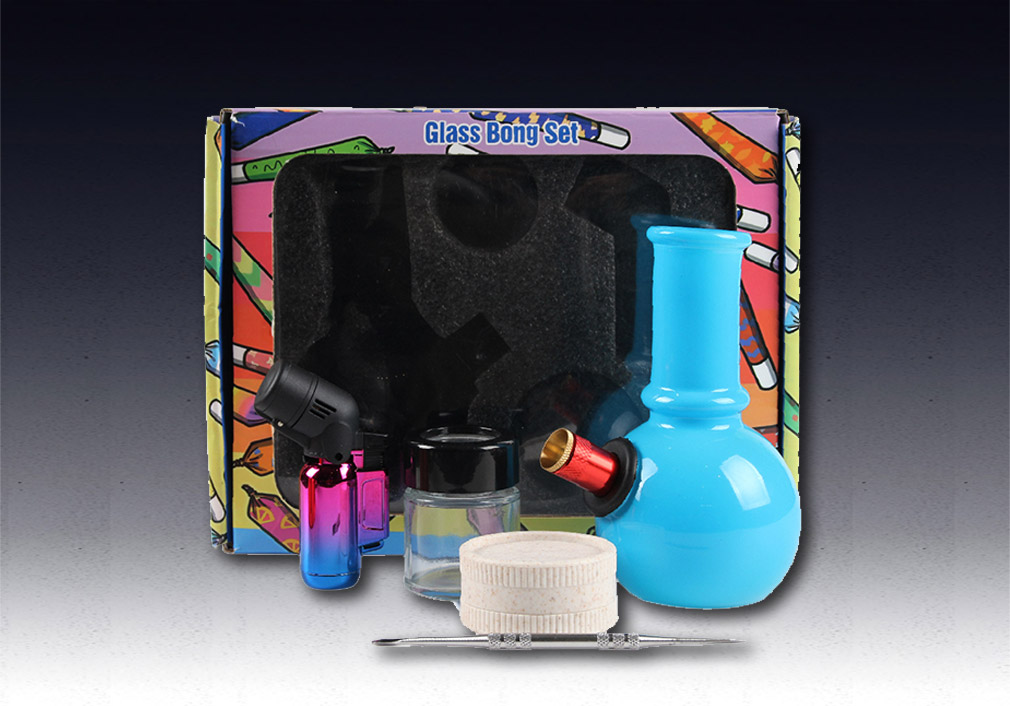 Hot Selling Smoking Kits Glass Bong Sets Smoking Accessories smoking set4.7