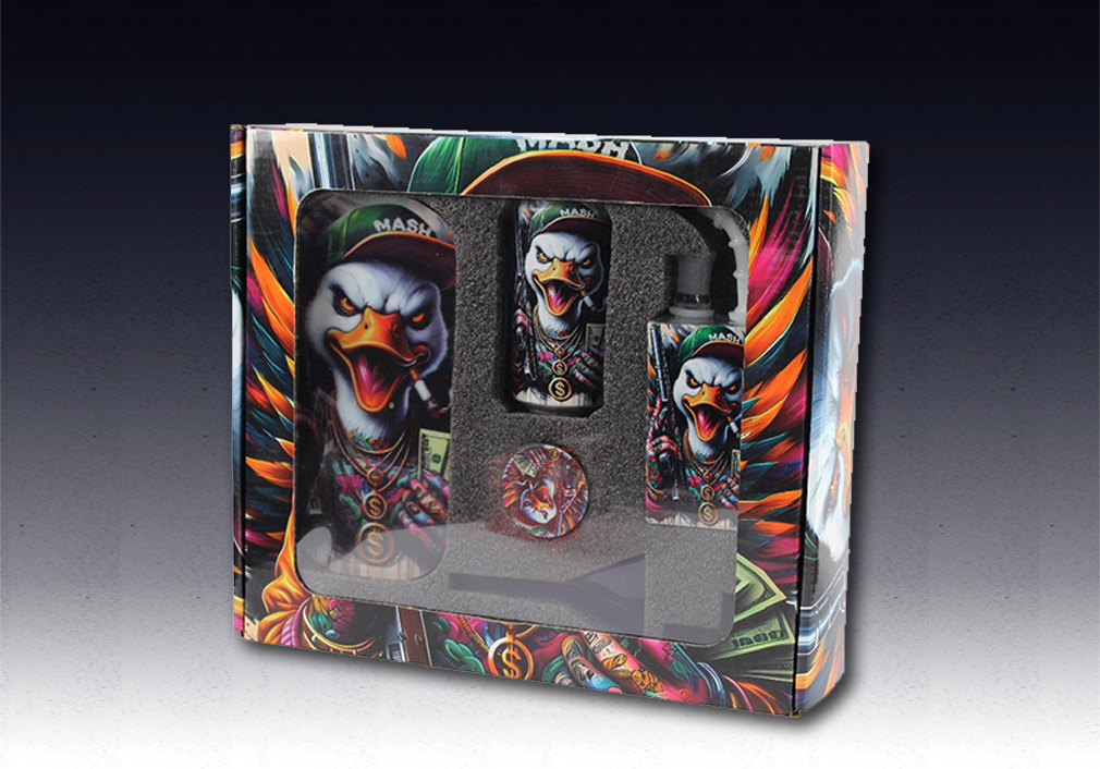 Hot Selling Mix Patterns Designs Smoking Kits Glass Juice Bong Sets Smoking Accessories smoking set5.7