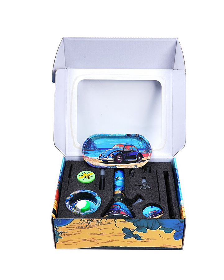 Hot Selling Mix Patterns Designs Smoking Kits Glass Juice Bong Sets Smoking Accessories smoking sets.4