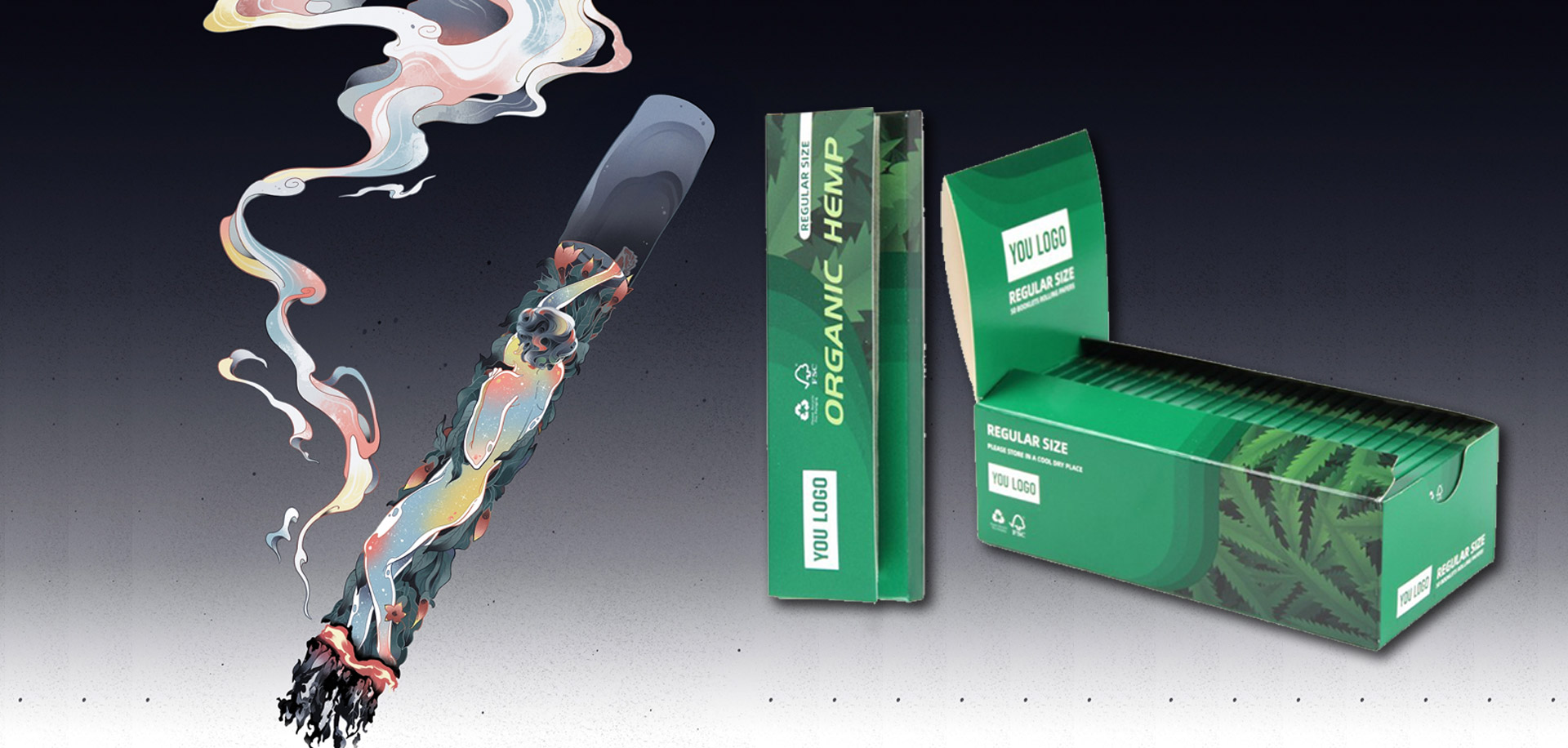 Smoking Rolling Cone Paper Available Custom Logo Design Size and Package smoking rolling paper.8