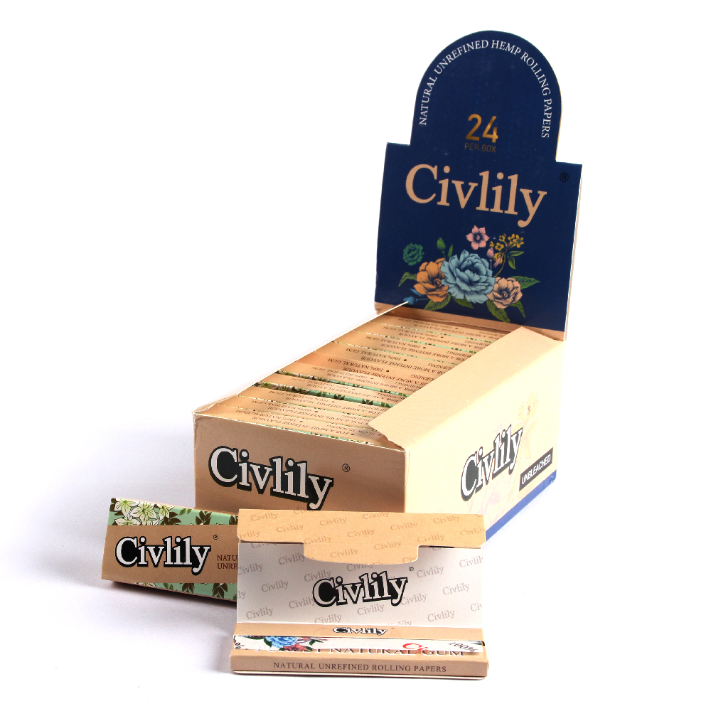 Civlily Cigarette Rolling Paper Unbleached 11/4 king size
