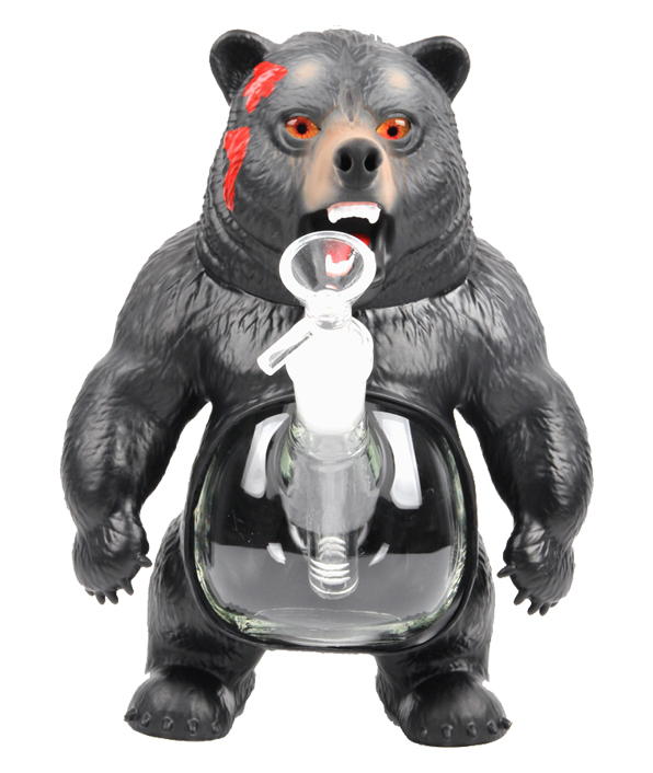 596_706 1aBear Vinly&Glass Smoking Bong New Smoking Accessories