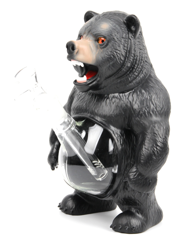 720_900 2aBear Vinly&Glass Smoking Bong New Smoking Accessories