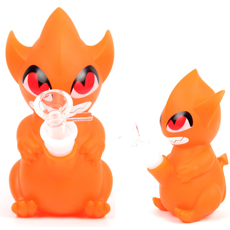 Vinly&Glass Smoking Bong Cartoon Tobacco Weed Smoking Water Pipe New Smoking Accessories
