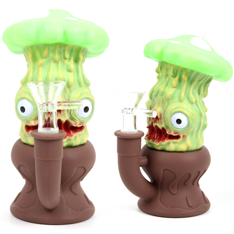Vinly&Glass Smoking Bong Cartoon Tobacco Weed Smoking Water Pipe New Smoking Accessories