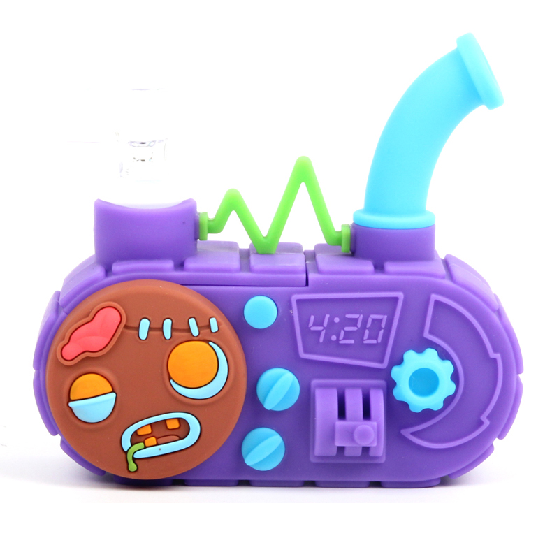 Vinly&Glass Smoking Bong Cartoon Tobacco Weed Smoking Water Pipe New Smoking Accessories