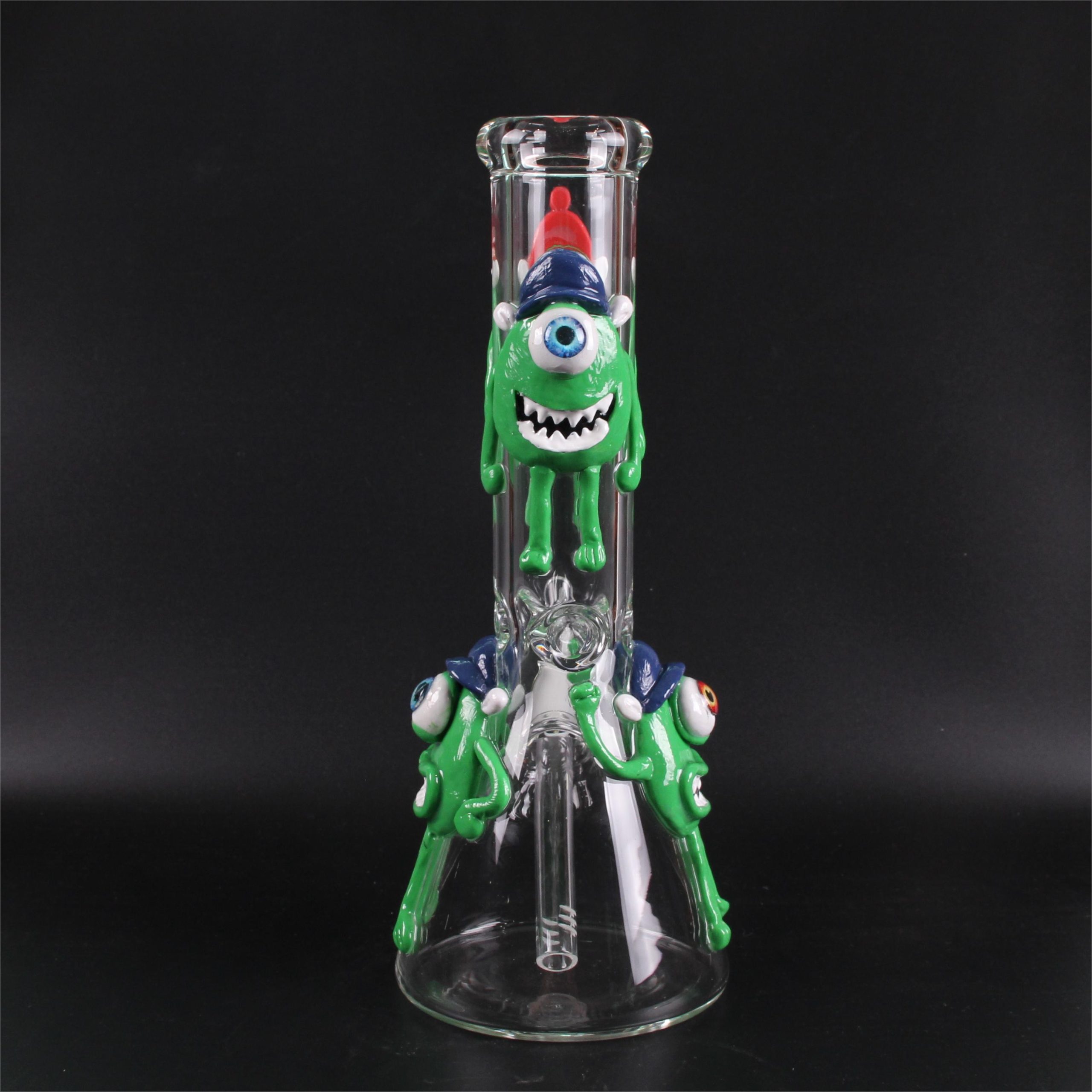 Glass bong 12inch Wholesale Factory 3D Animals Patterns High Quality Water Smoking Pipe
