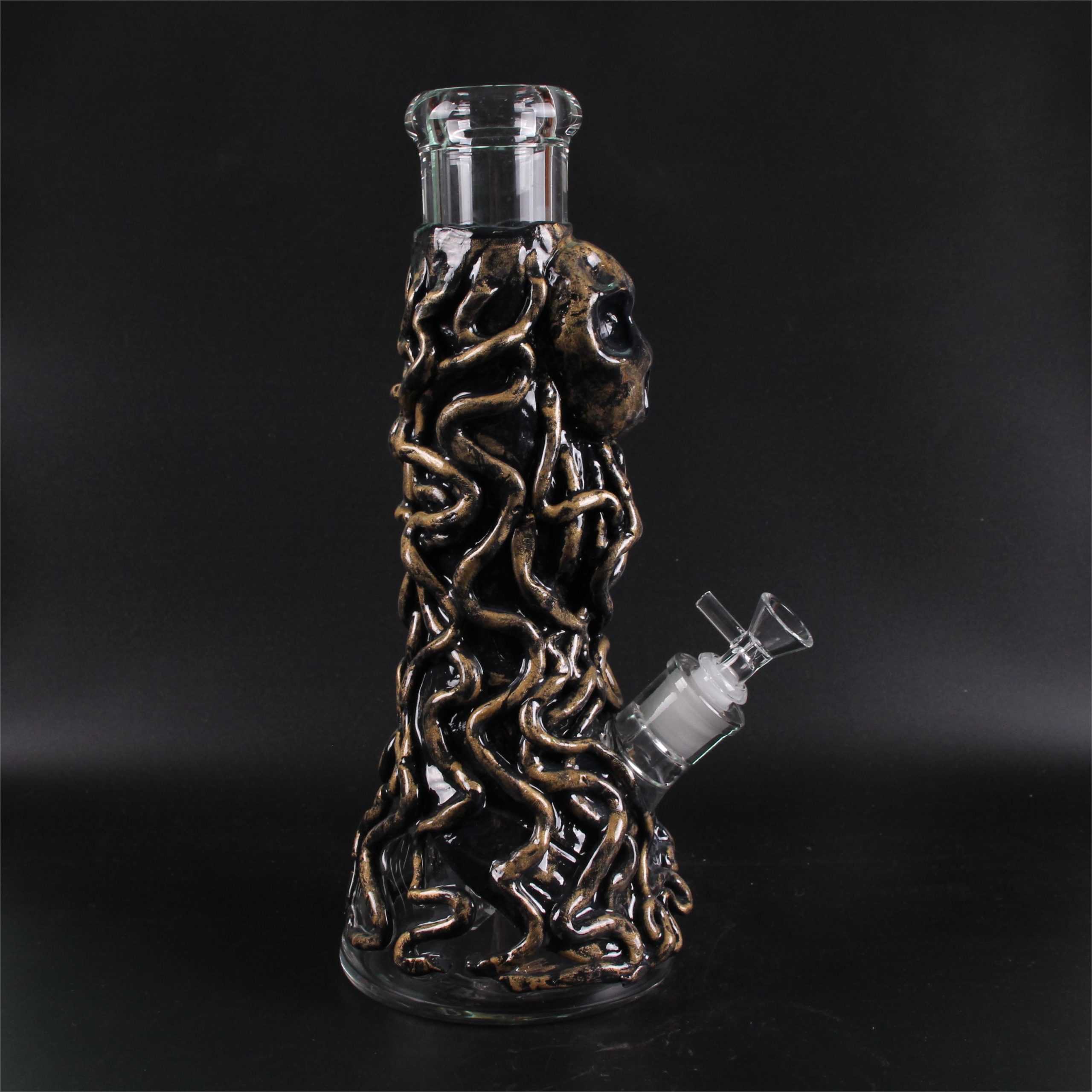 Glass bong 12inch Wholesale Factory 3D Animals Patterns High Quality Water Smoking Pipe