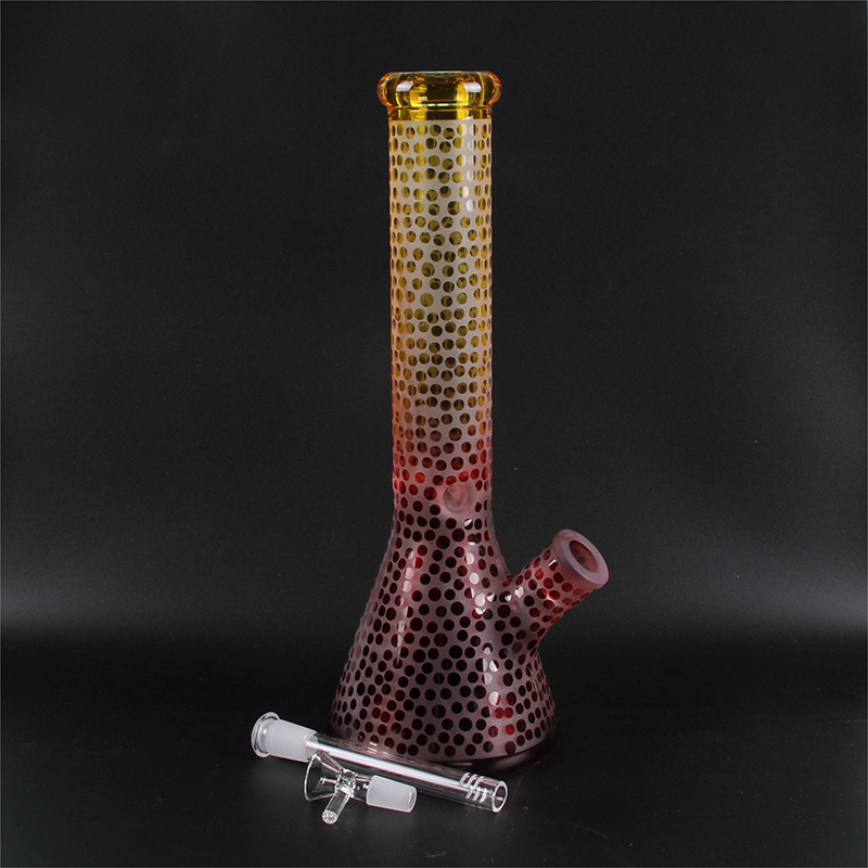 Glass bong 12inch Wholesale Factory 3D Animals Patterns High Quality Water Smoking Pipe