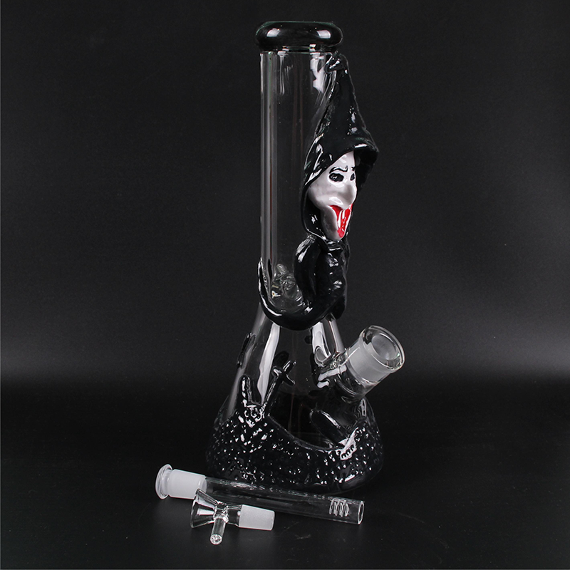 Glass bong 12inch Wholesale Factory 3D Animals Patterns High Quality Water Smoking Pipe