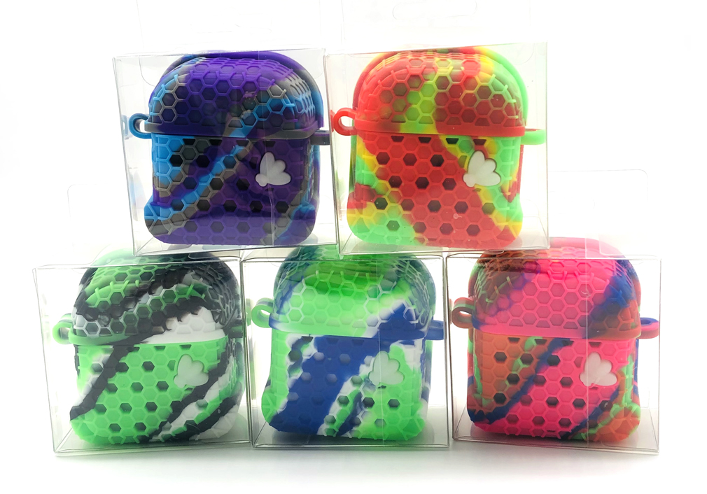 1010_706Silicone&Metal Nectar Collector Bag Kits CBD Tobacco/Weed Smoking Accessories