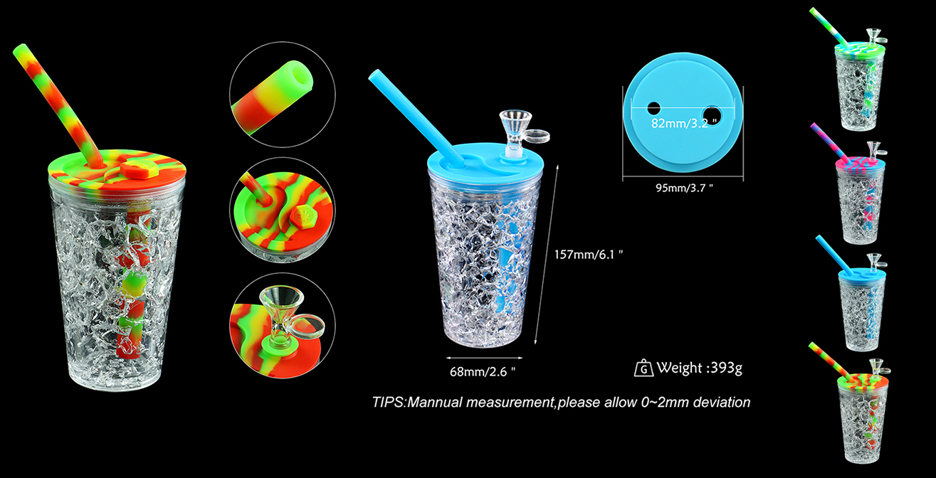 1315_672Smoking Water Pipe Glass Bowl Cup Tobacco Smoking Bong Smoking Accessories