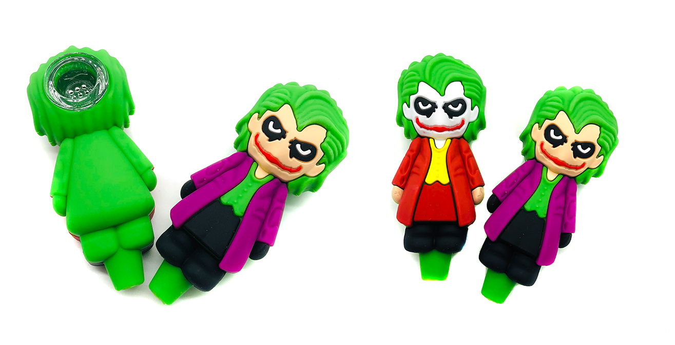 1315_672-恢复的Silicone Smoking Pipe Tobacco Cartoon Clown Weed Pipe New Smoking Accessories