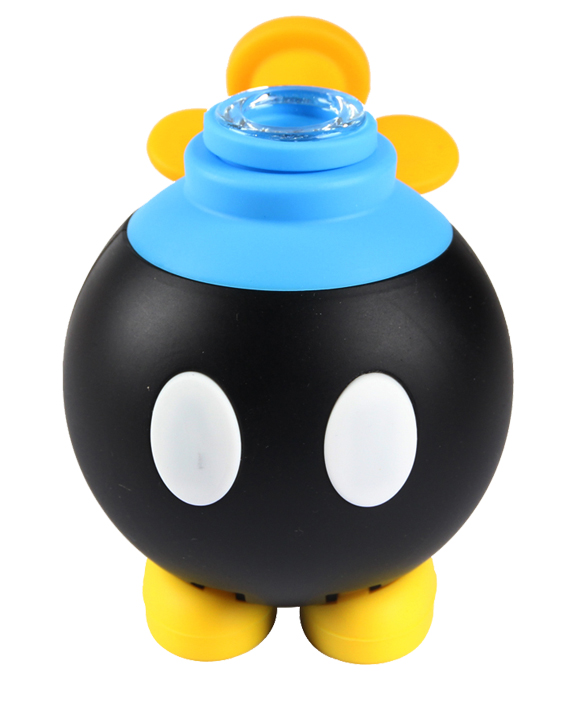 576_706Silicone Smoking Pipe Tobacco Cartoon Weed Pipe Bongs New Smoking Accessories
