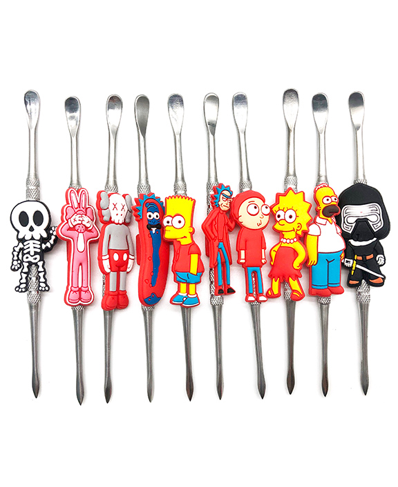 576_706Silicone&Metal E-liquid Spoon