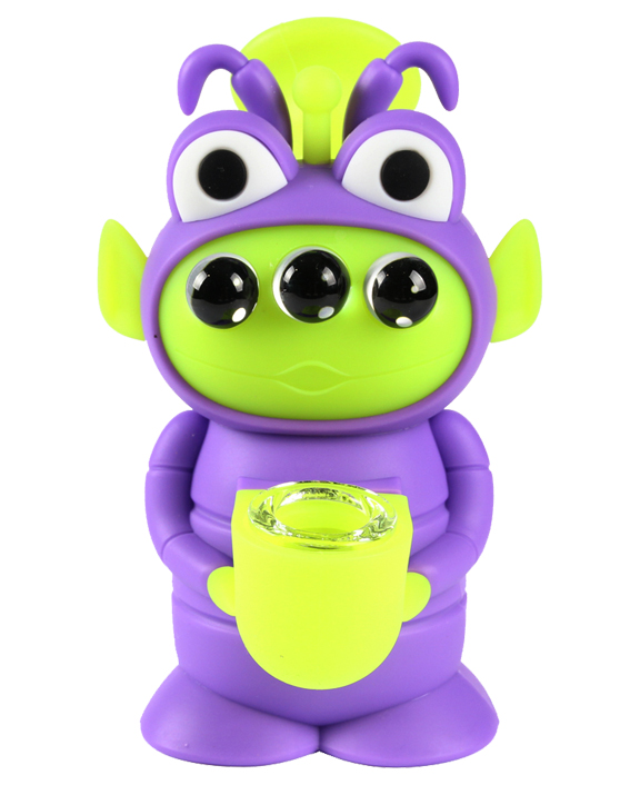 576_706Silicone Smoking Pipe Tobacco Cartoon Weed Pipe Bongs New Smoking Accessories