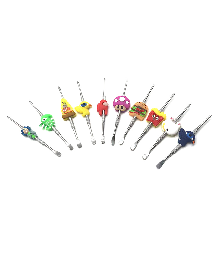 720_900 2Silicone&Metal E-liquid Spoon