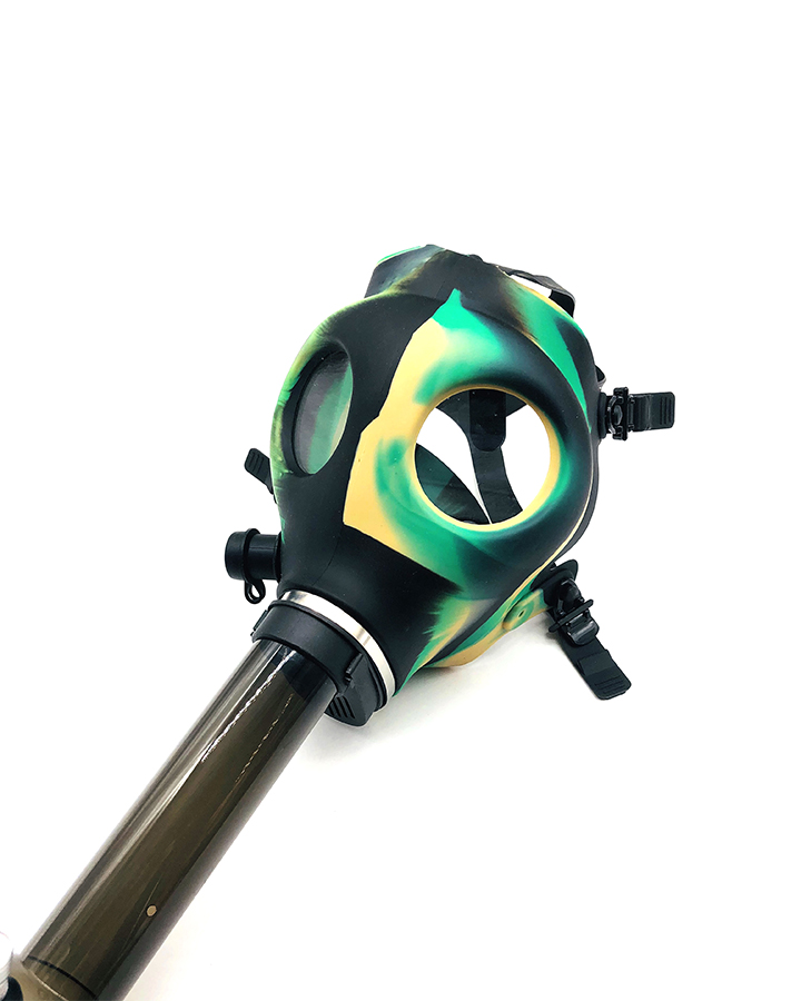 720_900 3Silicone Mask Smoking Bong Tobacco Printing Designs Acrylic Mask Bong Smoking Accessories