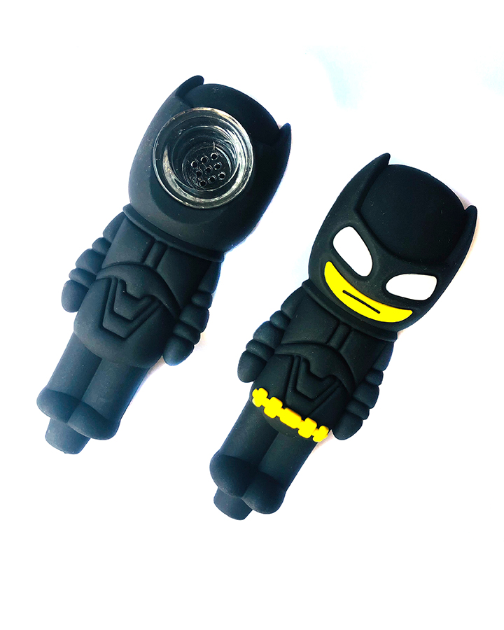 720_900 3Silicone Smoking Pipe Tobacco Cartoon Pizza Weed Pipe New Smoking Accessories