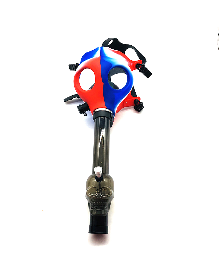 720_900 4Silicone Mask Smoking Bong Tobacco Printing Designs Acrylic Mask Bong Smoking Accessories