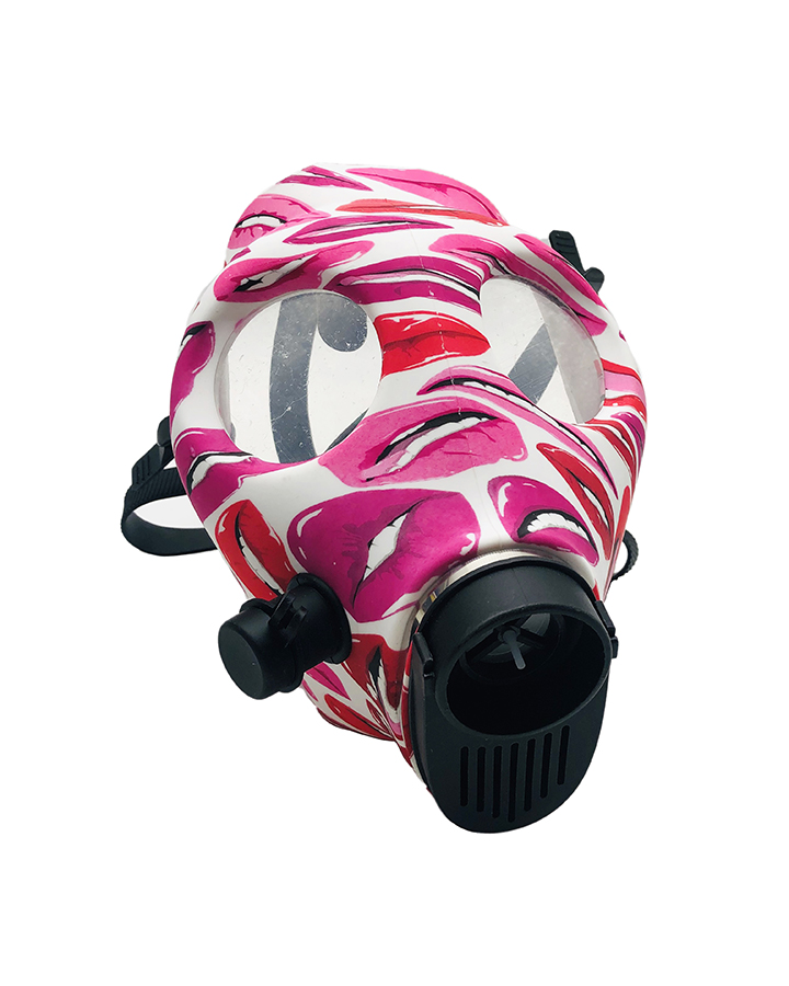 720_900 4Silicone Mask Smoking Bong Tobacco Printing Designs Acrylic Mask Bong Smoking Accessories