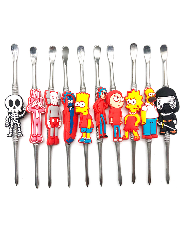 720_900 4Silicone&Metal E-liquid Spoon