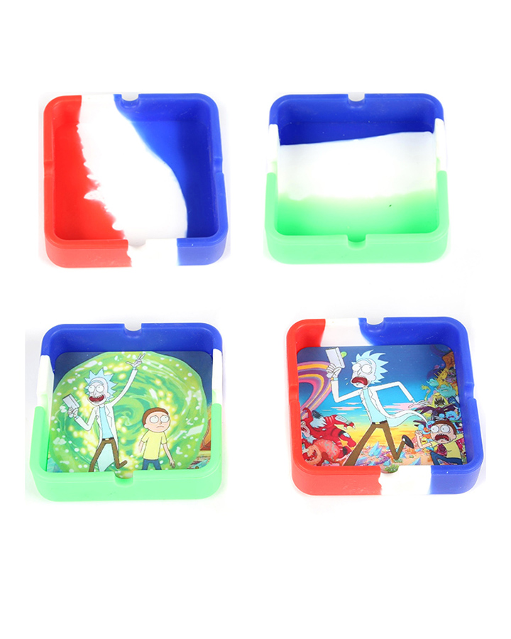 720_900 5silicone square ashtray