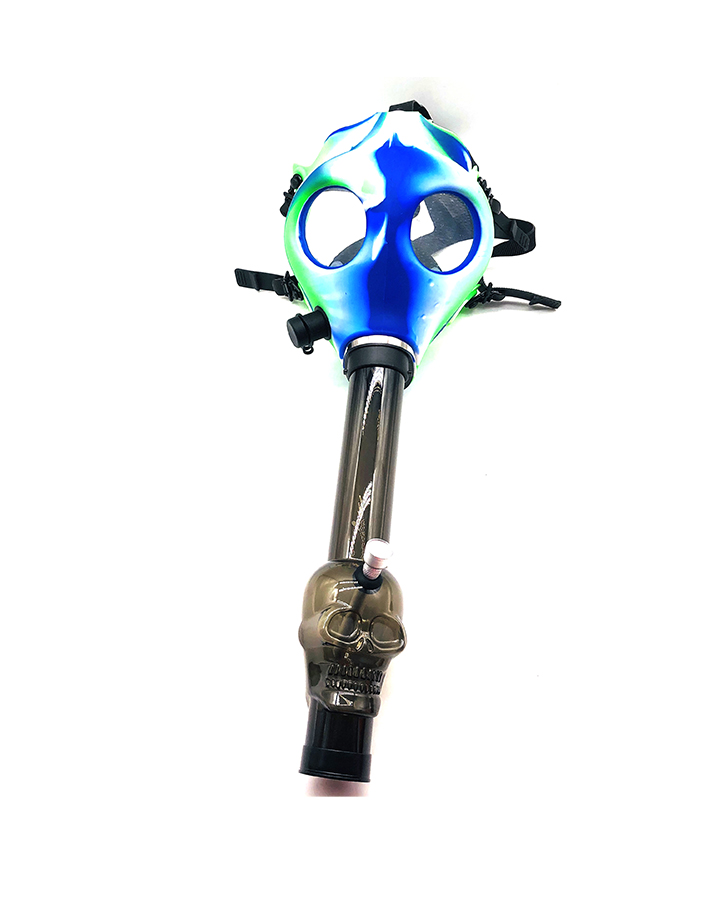 720_900 5Silicone Mask Smoking Bong Tobacco Printing Designs Acrylic Mask Bong Smoking Accessories