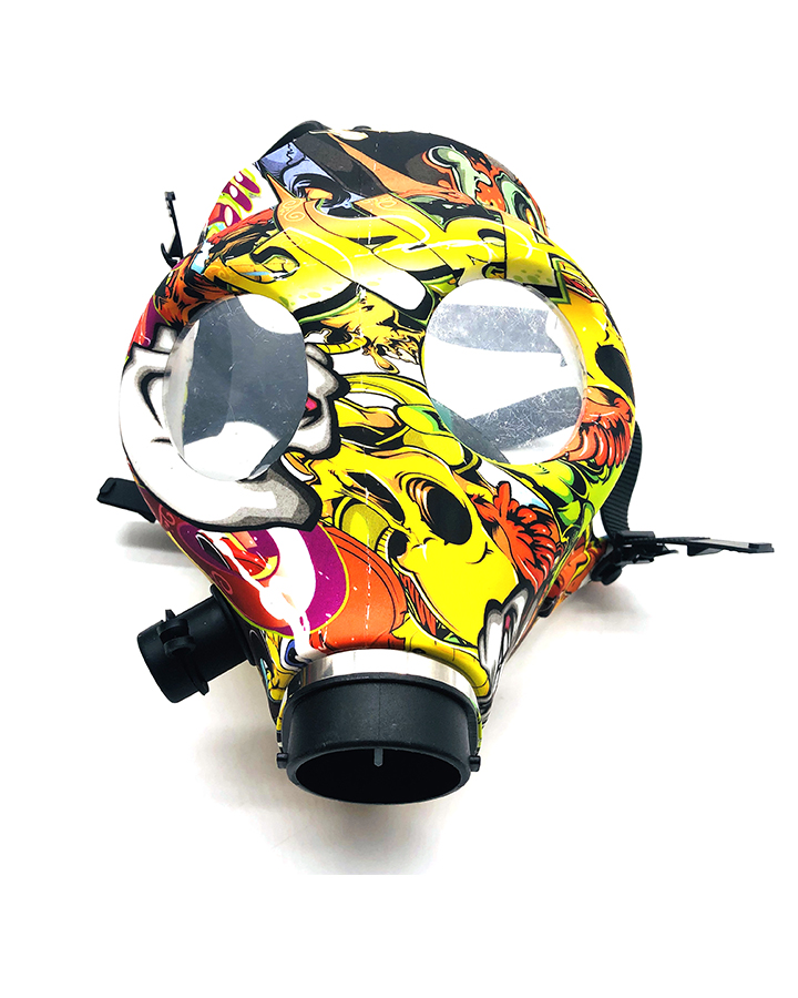 720_900 5Silicone Mask Smoking Bong Tobacco Printing Designs Acrylic Mask Bong Smoking Accessories