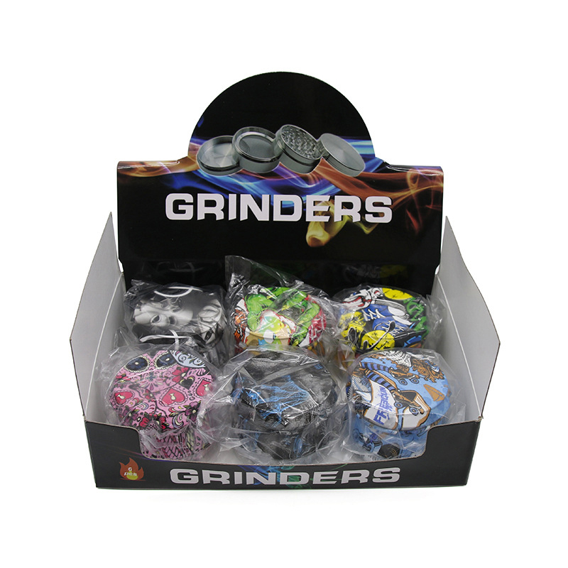 Cylinder-type tobacco grinder
