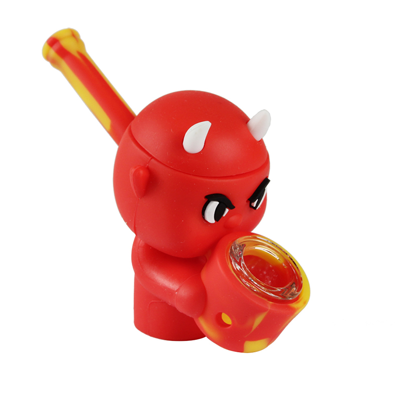 Silicone Smoking Pipe Tobacco Cartoon Weed Pipe New Smoking Accessories