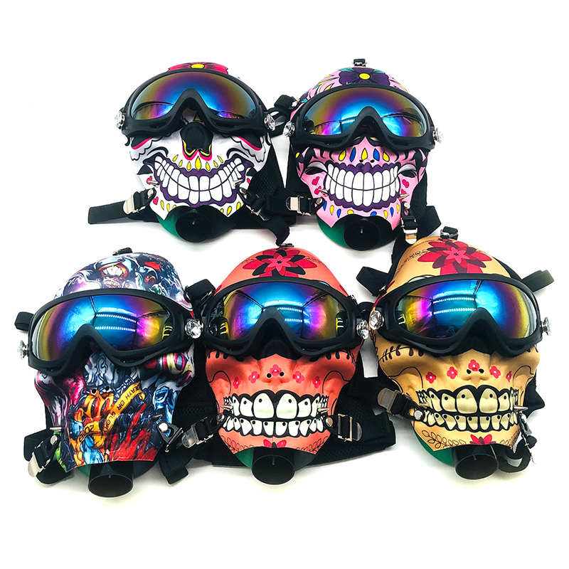 Silicone Mask Smoking Bong Tobacco Acrylic Mask Bong Weed Pipe New Smoking Accessories