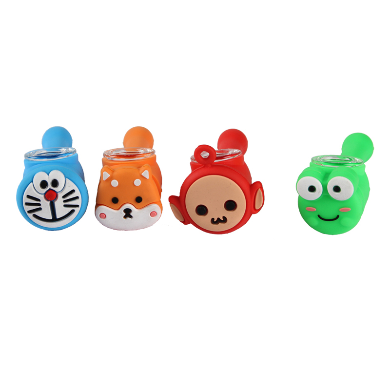 Silicone Smoking Pipe Tobacco Cartoon Weed Pipe New Smoking Accessories