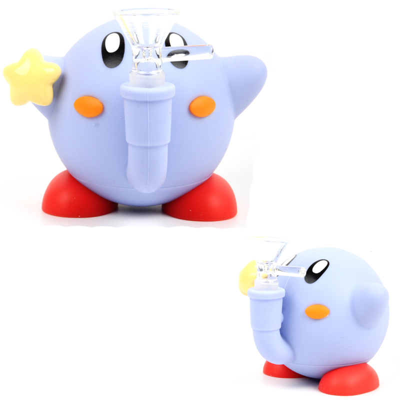 Vinly&Glass Smoking Bong Cartoon Tobacco Weed Smoking Water Pipe New Smoking Accessories