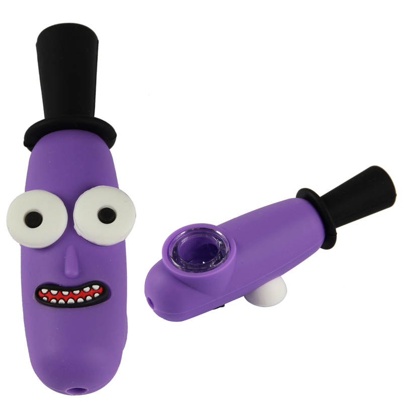 Silicone Smoking Pipe Tobacco Cartoon Weed Pipe New Smoking Accessories