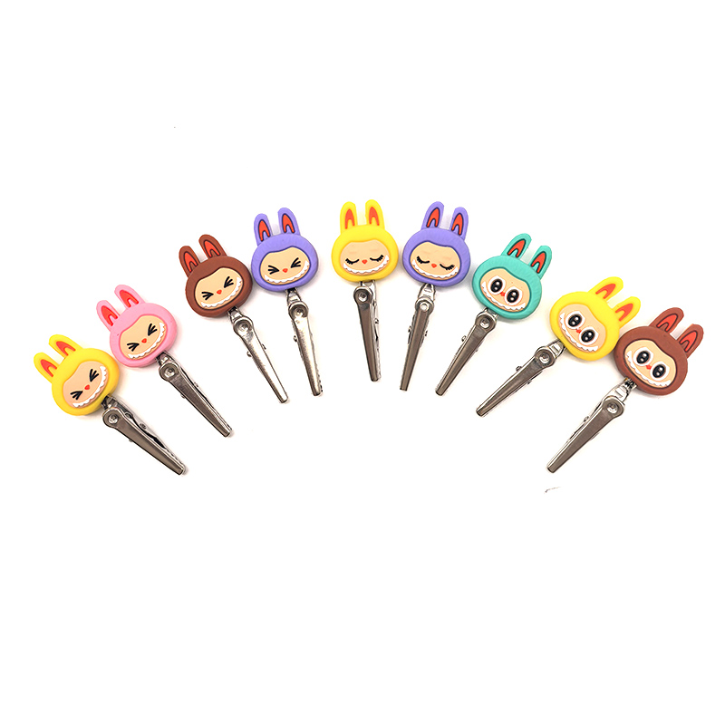 Silicone Clip Labubu Patterns