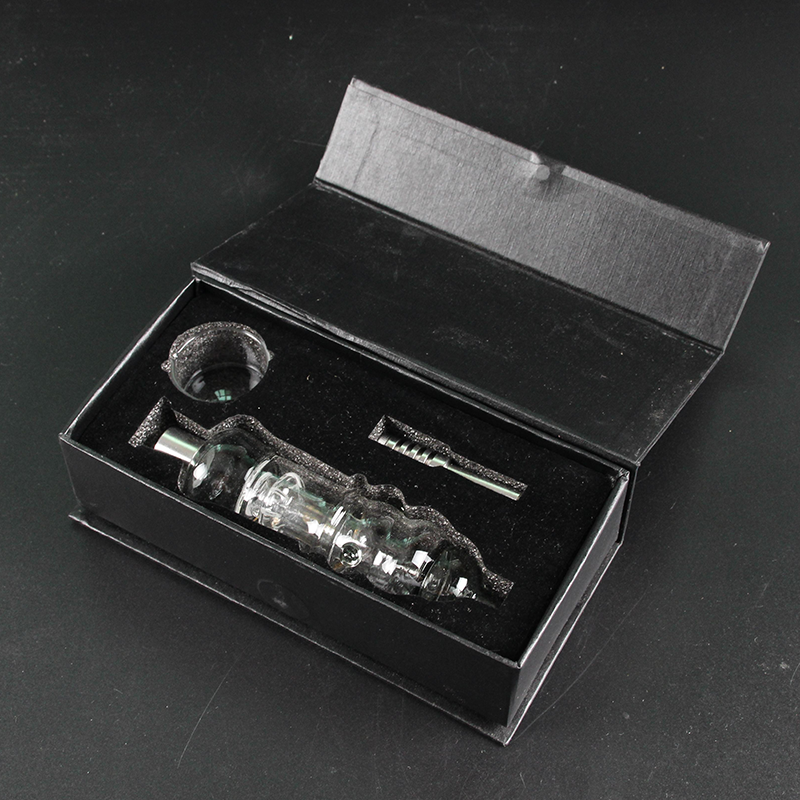 Glass Nectar Collector Set 10mm/14mm/19mm With Black Box Smoking Accessories