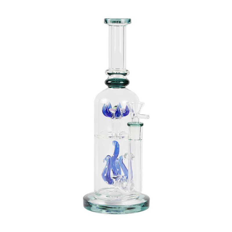 Borosilicate Glass Bong Wholesale Factory Colorful Glass Smoking Beaker Water Smoking Pipe